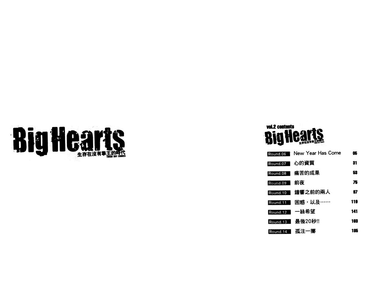 《Big Hearts》漫画 002集