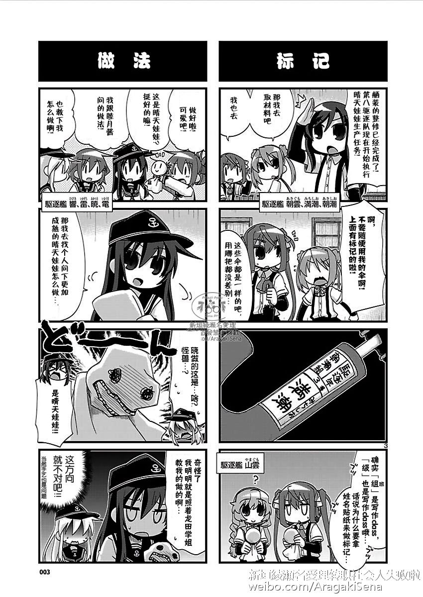 《-舰colle- 官方四格》漫画 舰colle四格 128话