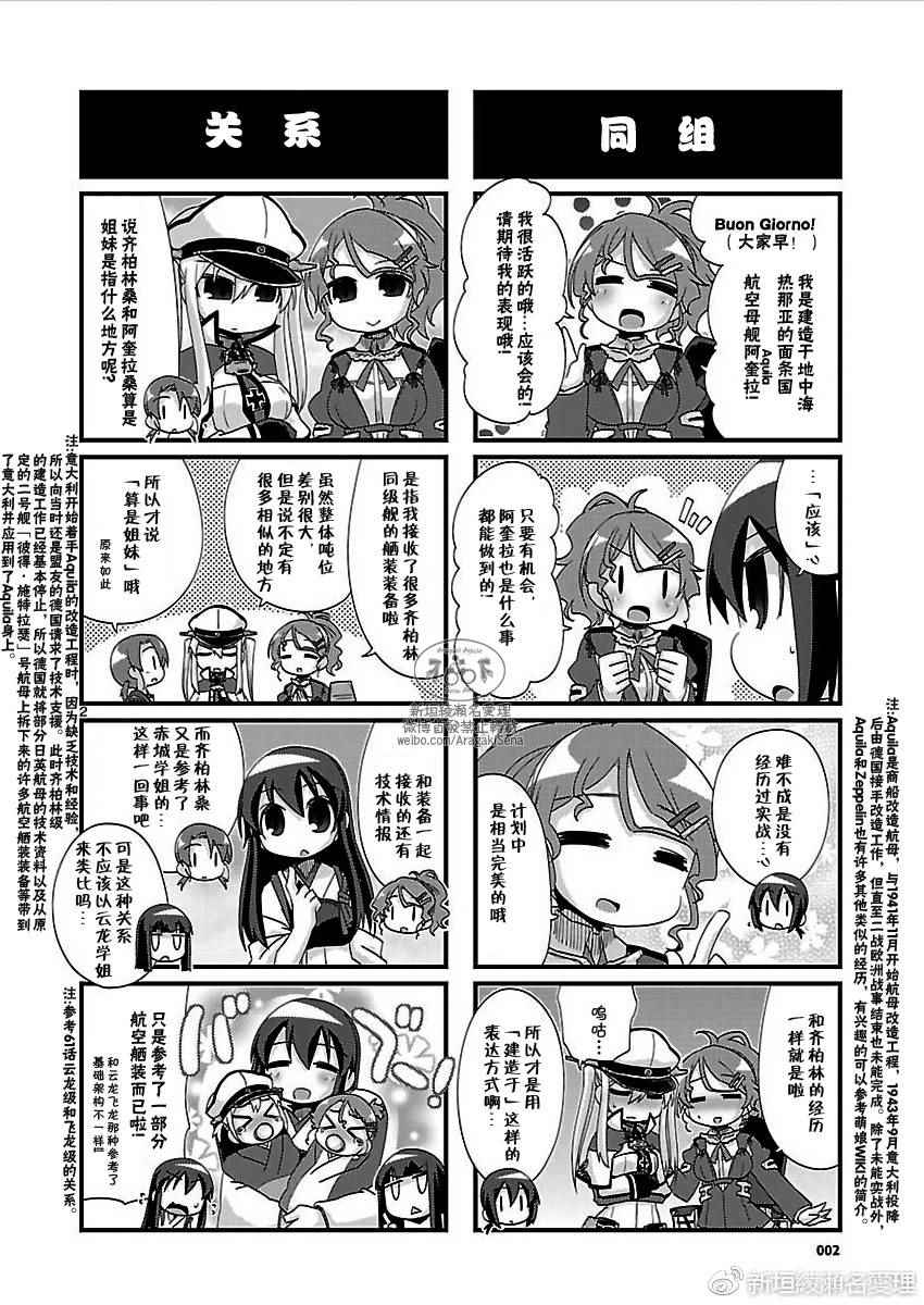 《-舰colle- 官方四格》漫画 舰colle四格 156话