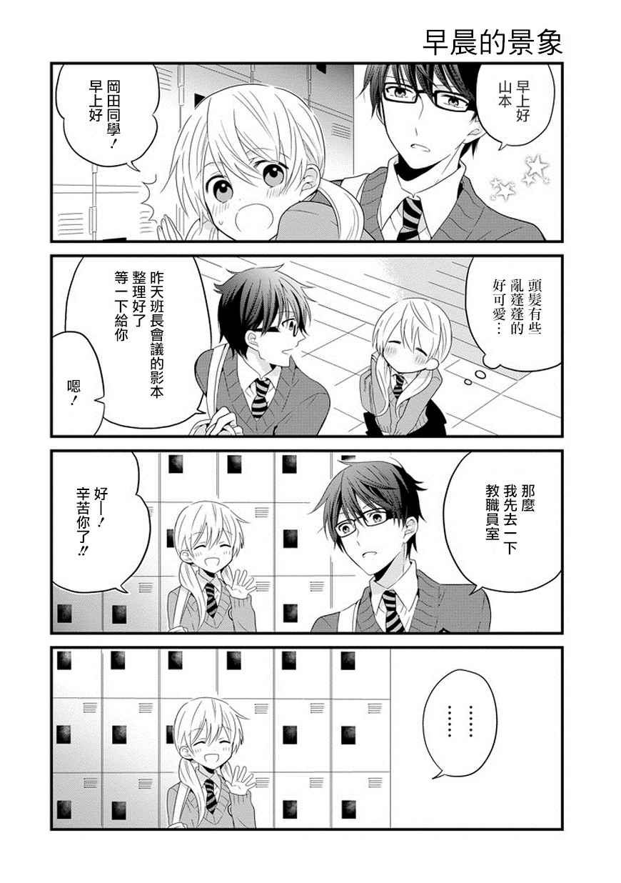 《同班同学全带眼镜？》漫画 003话