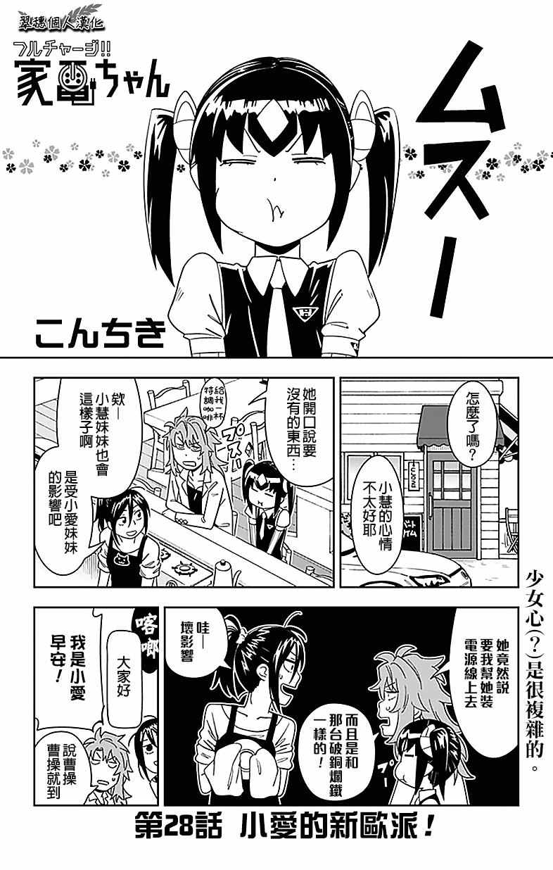 《电力充沛！！家电美眉》漫画 家电美眉 028话