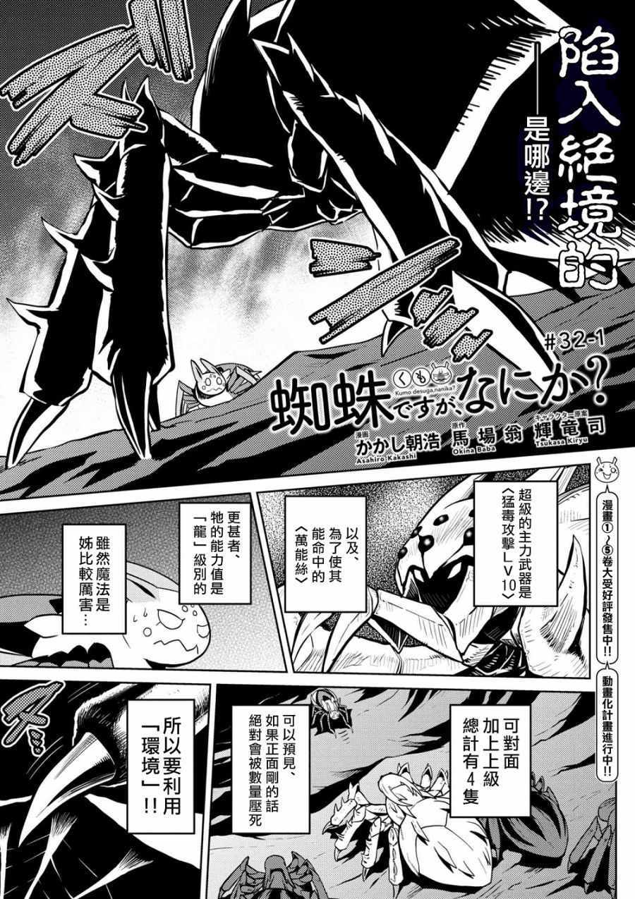 《不过是蜘蛛什么的》漫画 32-1话