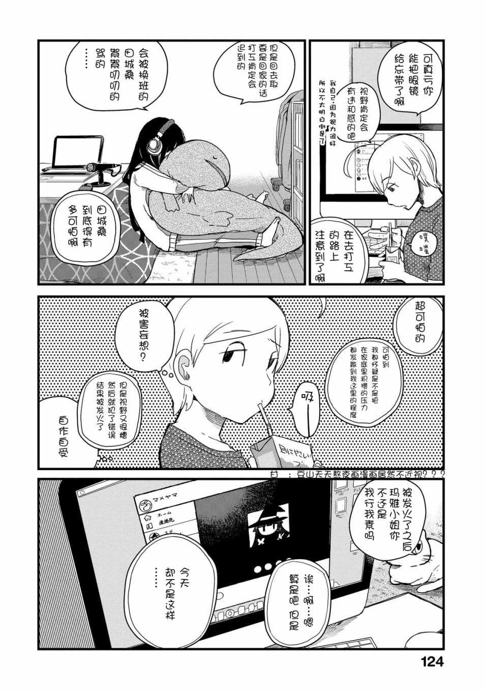 《玛雅小姐的熬夜生活》漫画 玛雅小姐 024集