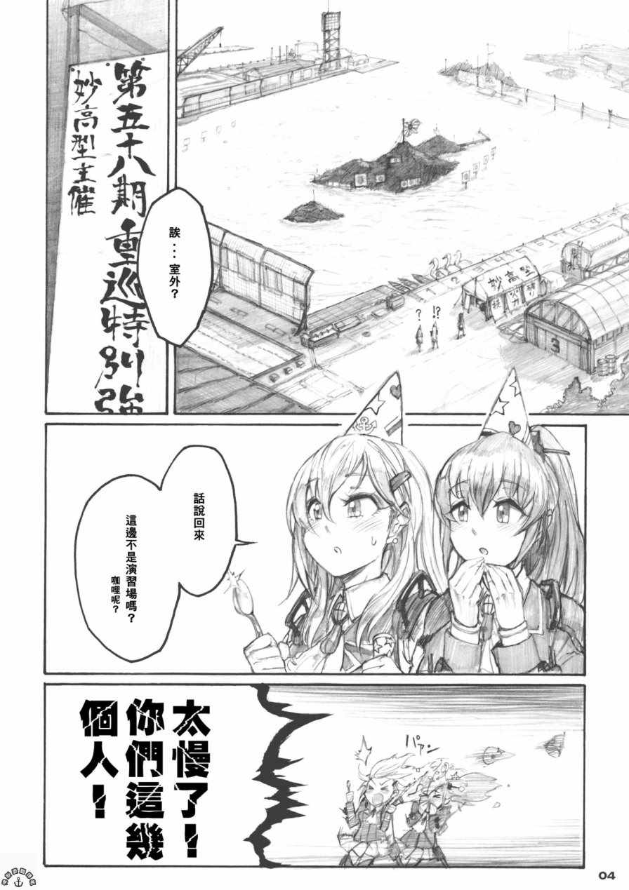 《重巡洋舰特别强化演习》漫画 短篇