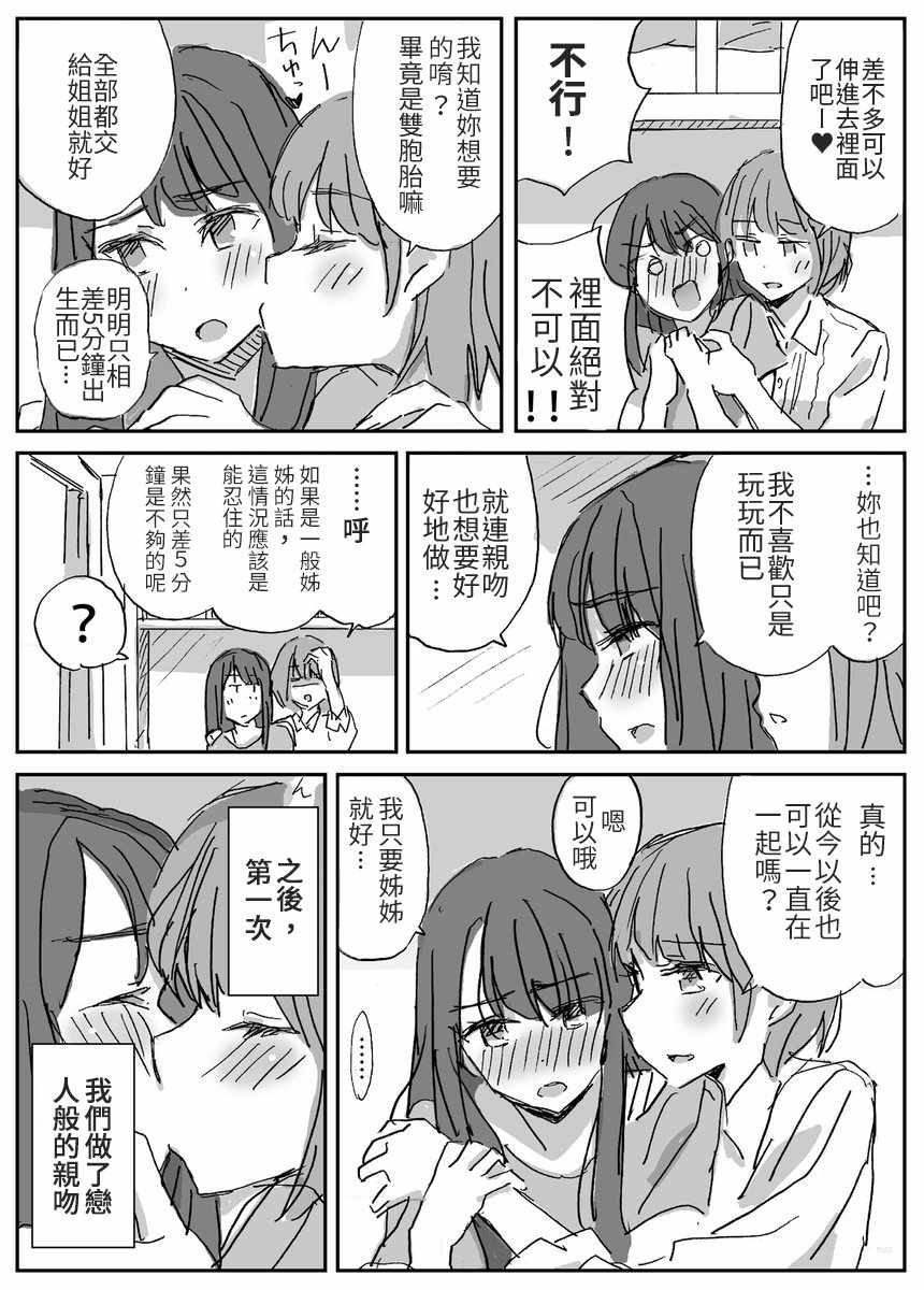 《异卵性双胞胎之吻》漫画 001话