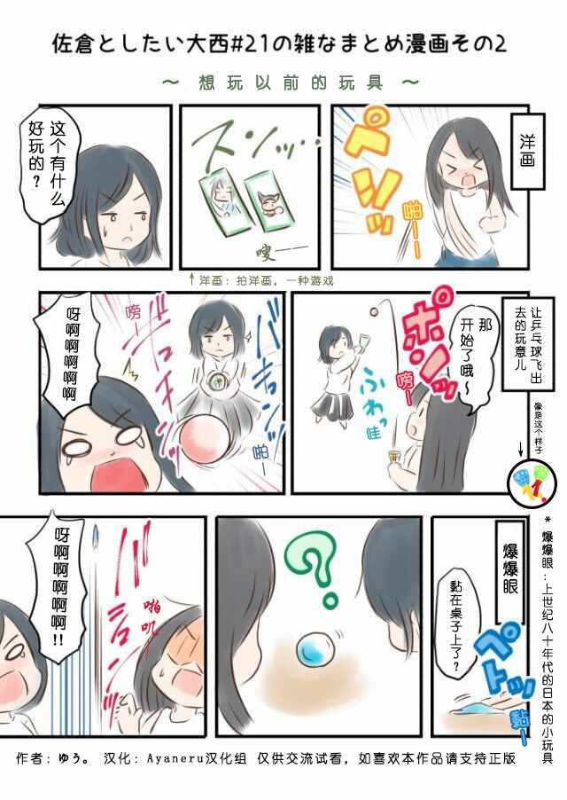 《想和佐仓做的大西同人漫画》漫画 大西同人漫画 021话