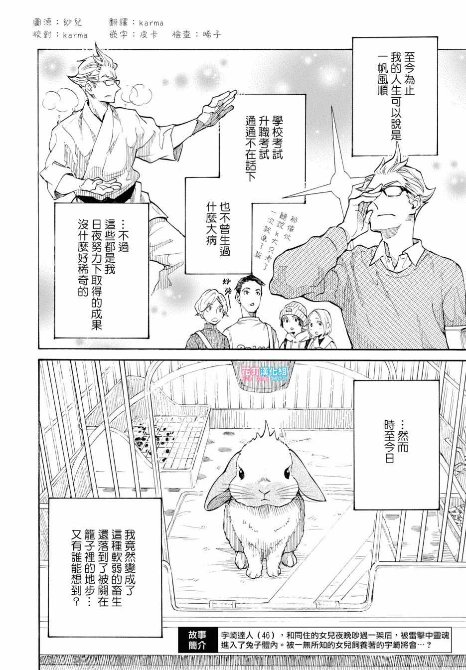 《我变成兔子了》漫画 003话