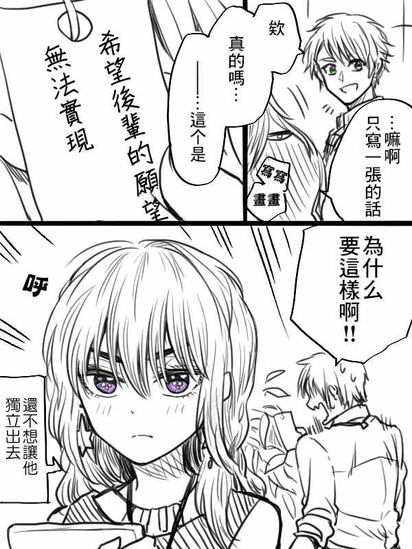 《笨拙之极的前辈》漫画 番外01七夕