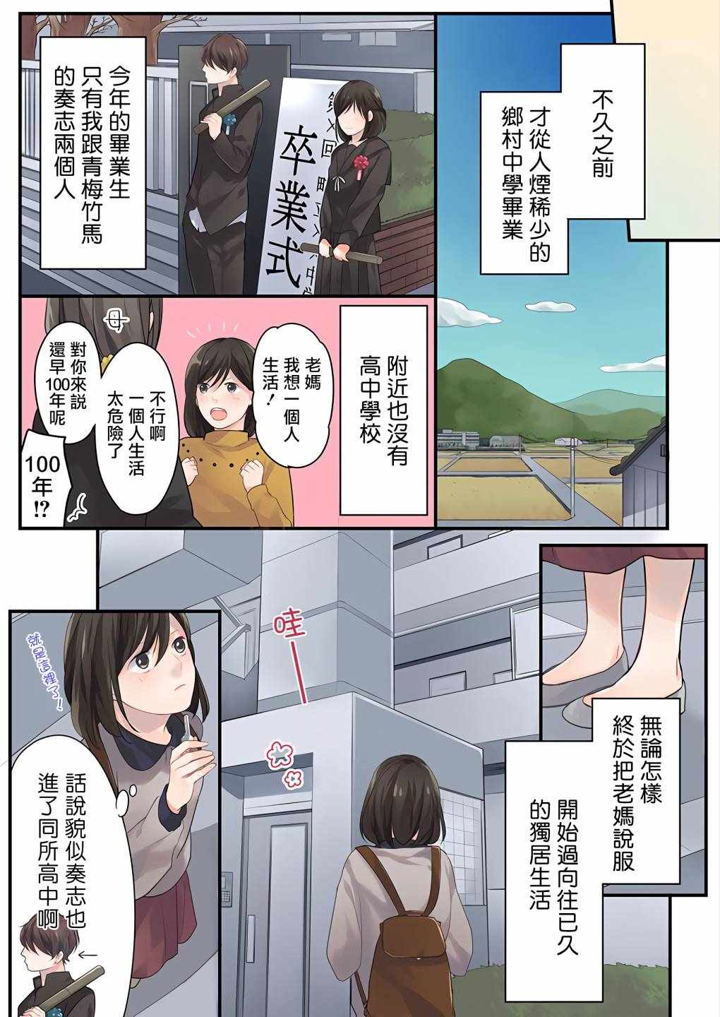 《15岁，我今天开始在一起生活》漫画 在一起生活 001集