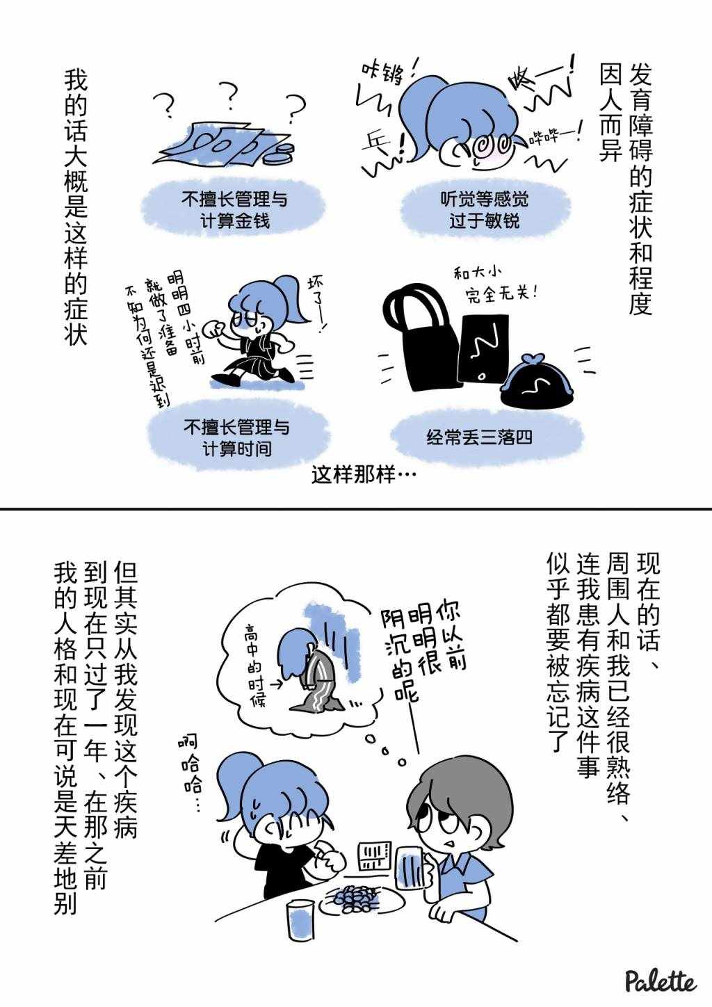 《小哔不是人类 ~慌慌张张发育障碍日记》漫画 小哔不是人类 000集